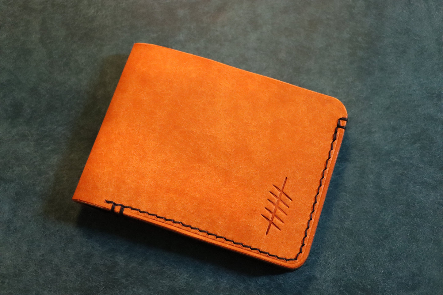 The Elder Bi-fold Wallet In Full Grain Italian Leather