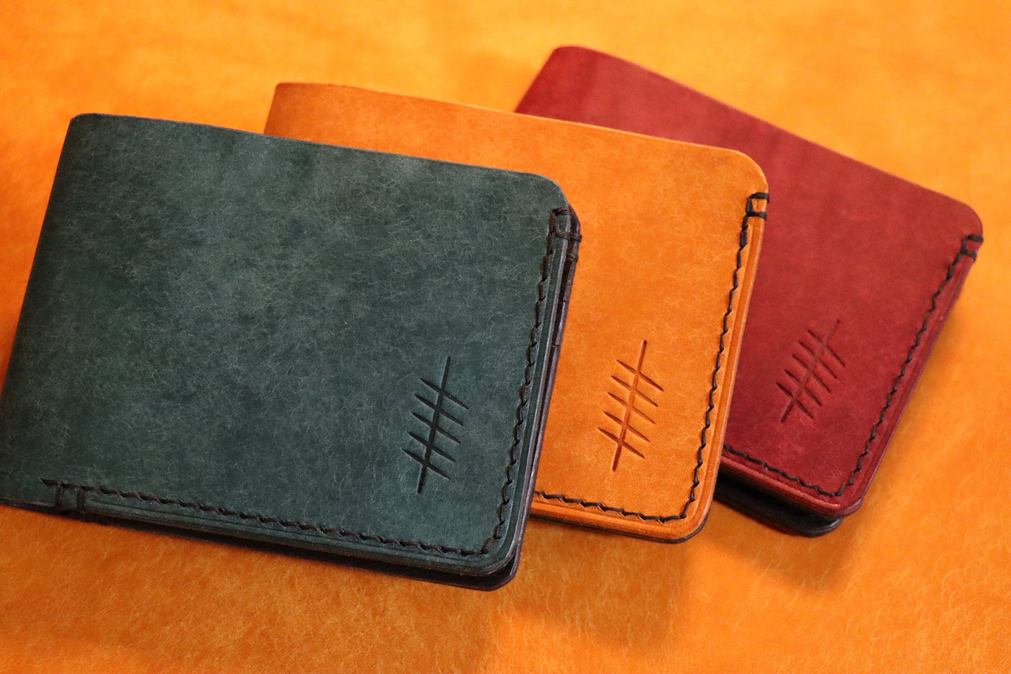 The Elder Bi-fold Wallet In Full Grain Italian Leather